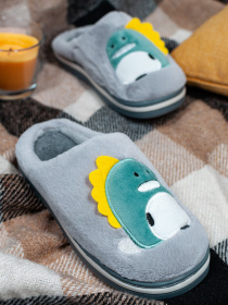 Тапки ISSA Plus модель OB3-09_grey Тапки ISSA Plus модель OB3-09_grey Фото