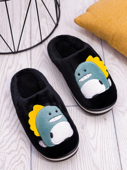 Тапки ISSA Plus модель OB3-09_black Фото