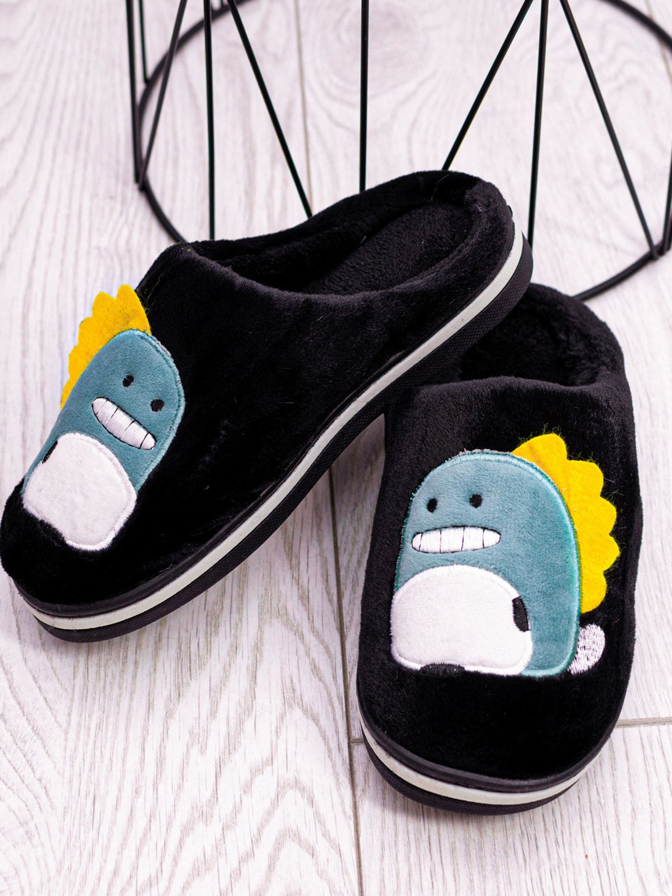 Тапки ISSA Plus модель OB3-09_black Фото