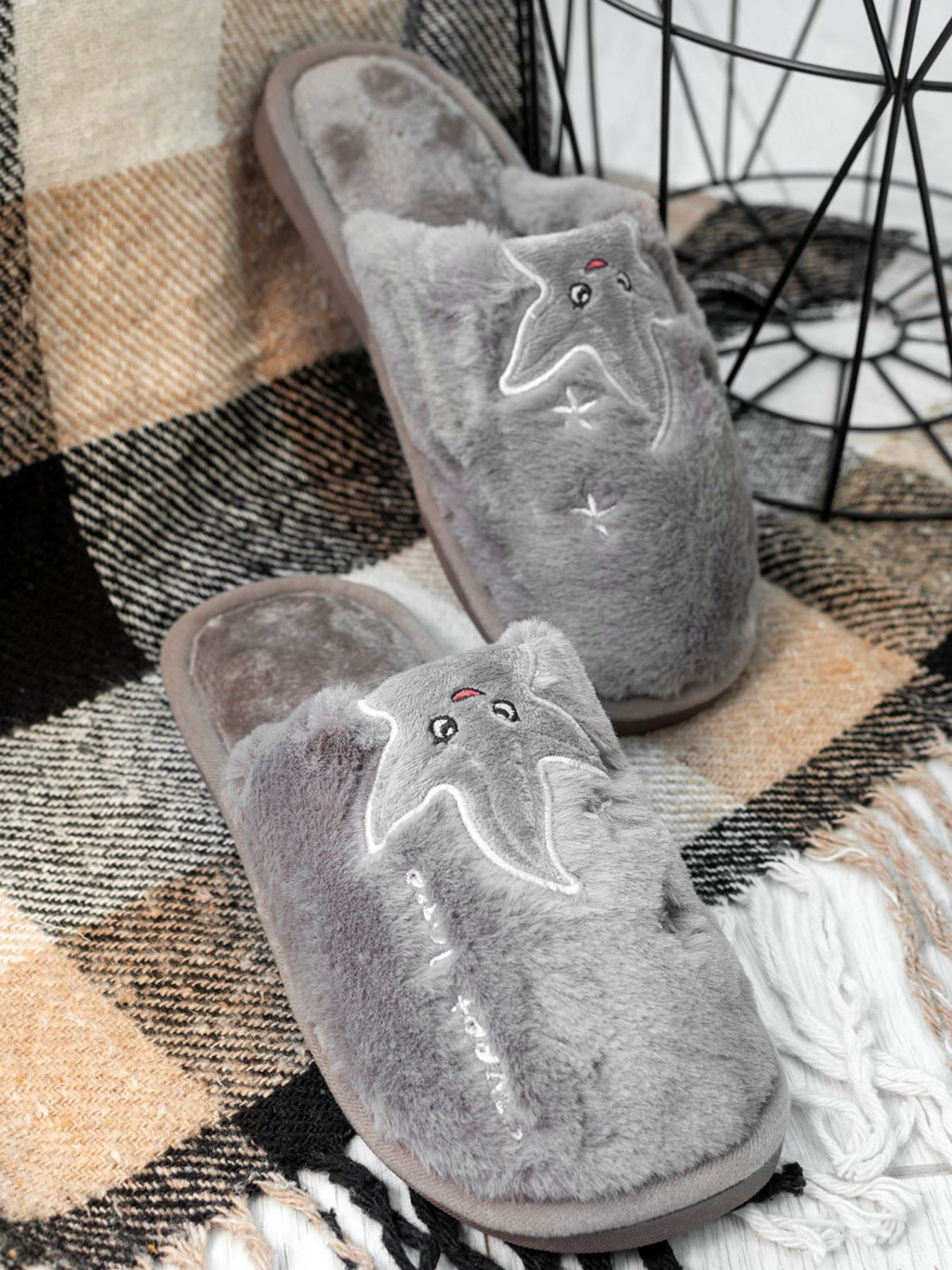 Тапки ISSA Plus модель OB3-10_brown Фото