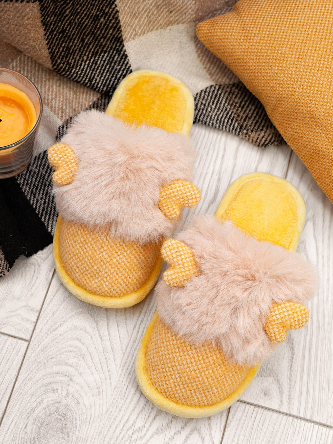 Тапки ISSA Plus модель OB3-11_yellow Фото