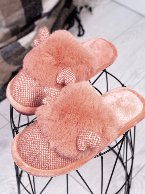 Тапки ISSA Plus модель OB3-11_peach Фото