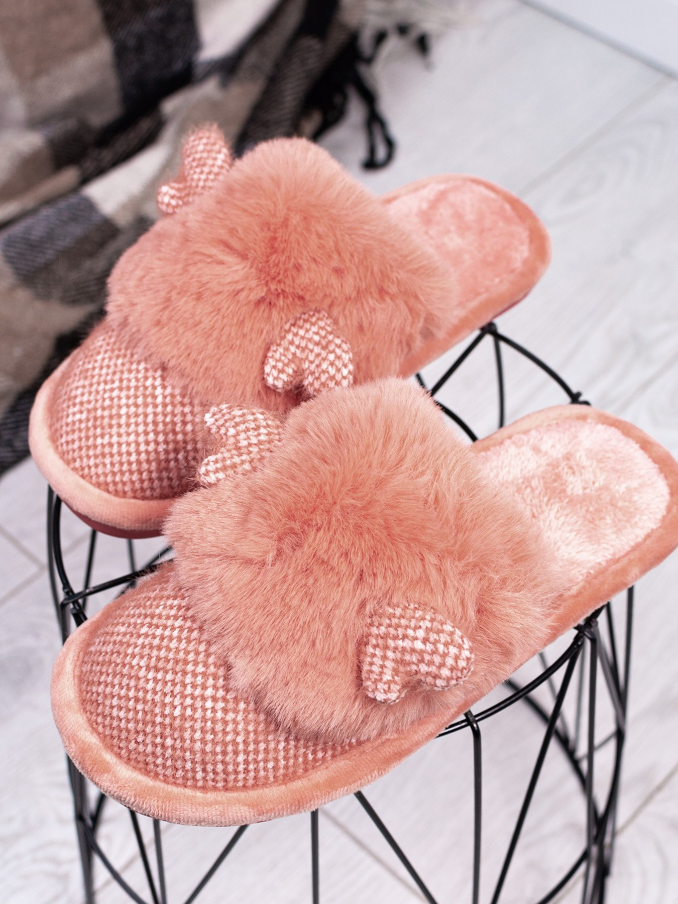 Тапки ISSA Plus модель OB3-11_peach Тапки ISSA Plus модель OB3-11_peach Фото