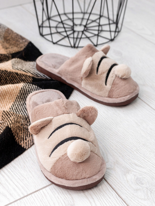 Тапки ISSA Plus модель OB3-12_brown Фото