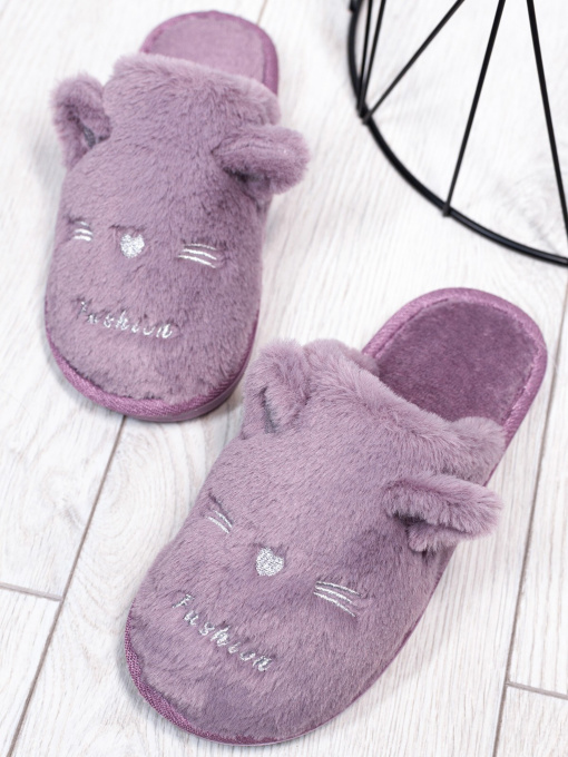 Тапки ISSA Plus модель OB3-13_lilac Фото