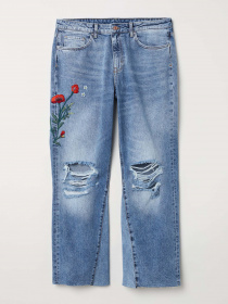 Прямые джинсы H&M модель 48239 Фото