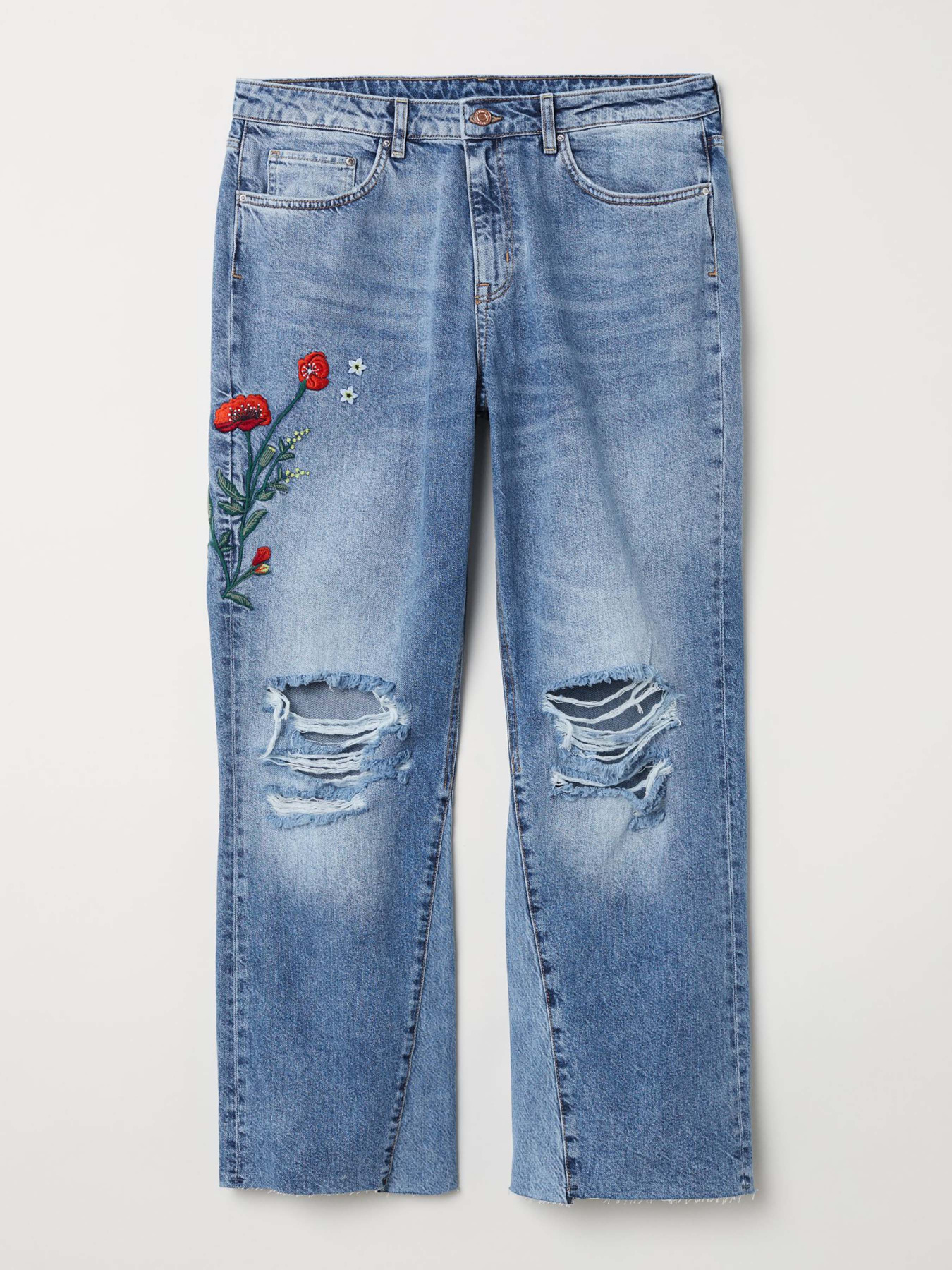 Прямые джинсы H&M модель 48239 Фото