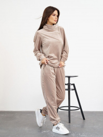 Повседневный костюм ISSA Plus модель 13558_beige Повседневный костюм ISSA Plus модель 13558_beige Фото