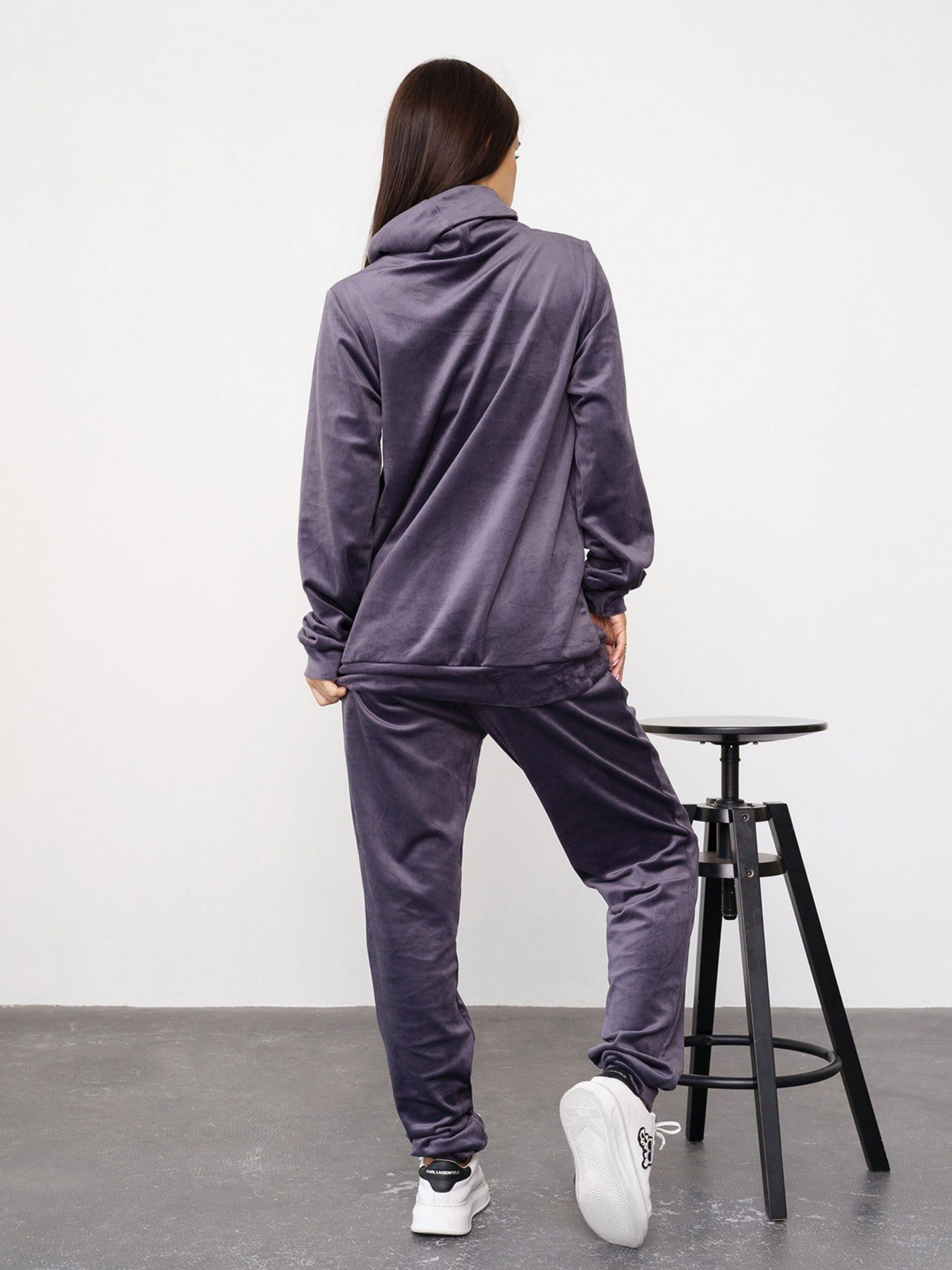 Повседневный костюм ISSA Plus модель 13558_grey Повседневный костюм ISSA Plus модель 13558_grey Фото