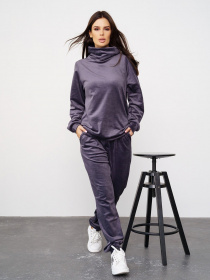 Повседневный костюм ISSA Plus модель 13558_grey Повседневный костюм ISSA Plus модель 13558_grey Фото