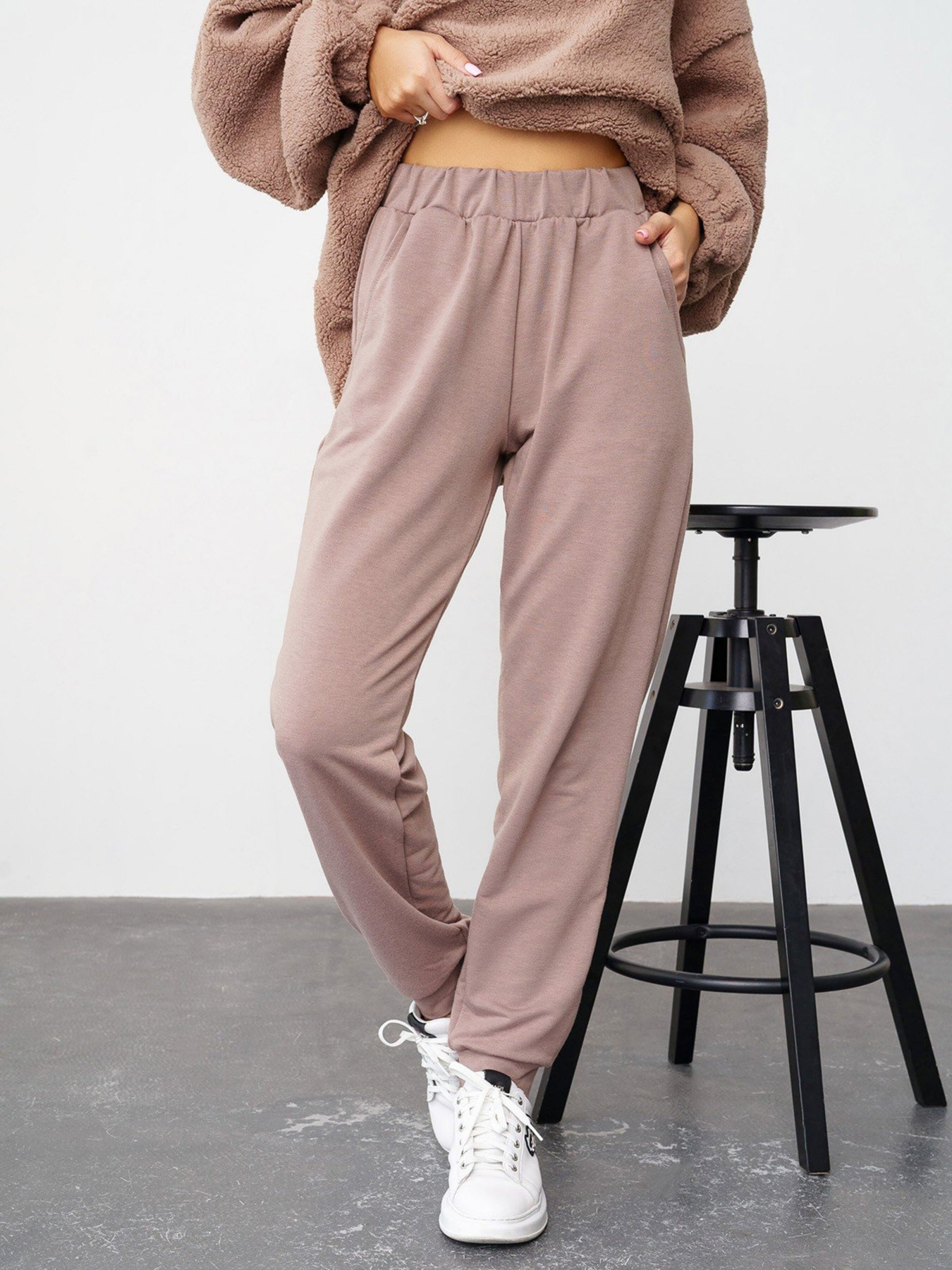 Спортивні штани ISSA Plus модель 13567_beige Фото