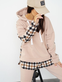 Спортивный костюм ISSA Plus модель SA-322_beige Фото