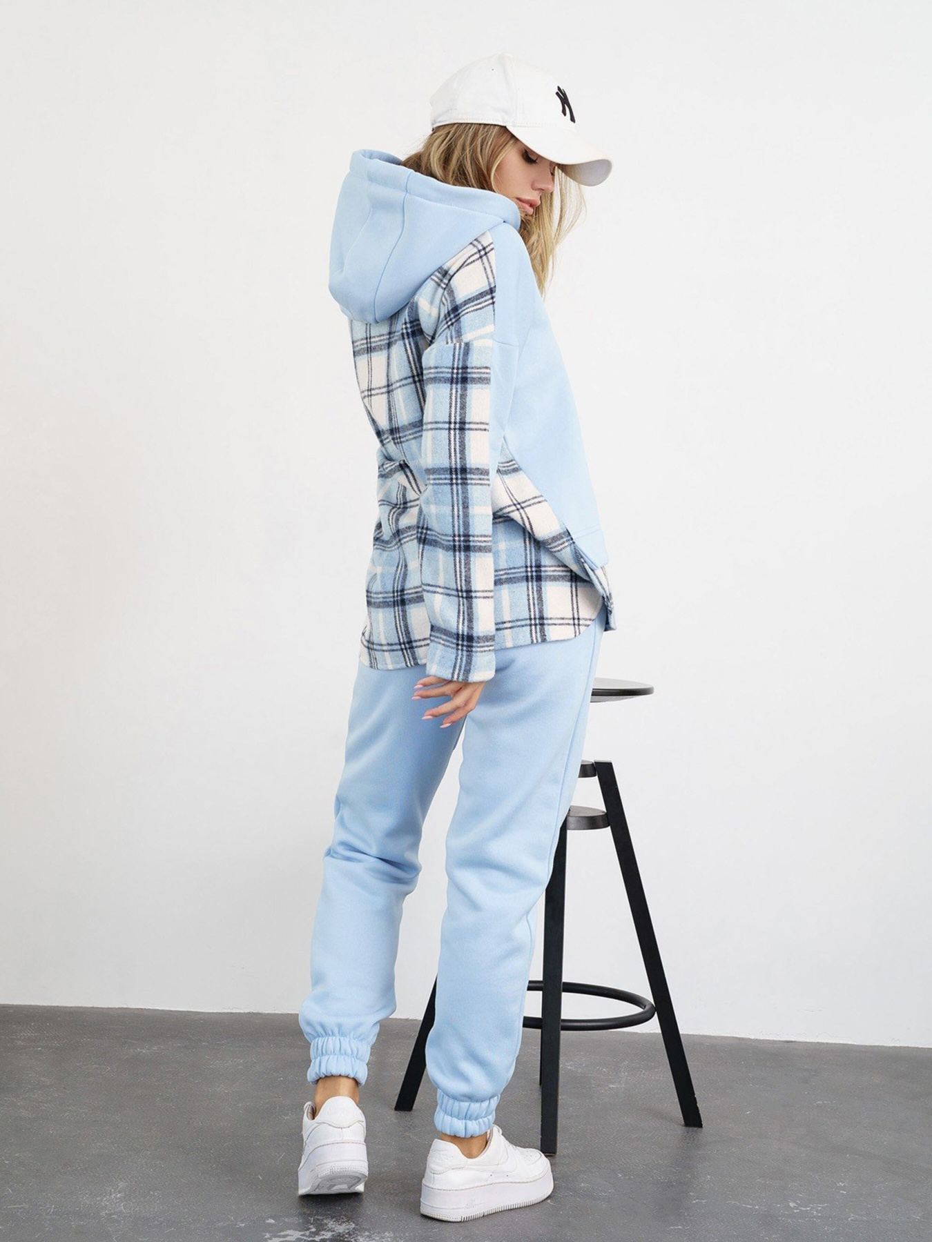 Спортивний костюм ISSA Plus модель SA-322_blue Фото