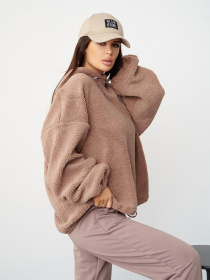 Худи ISSA Plus модель 13580_pink Фото