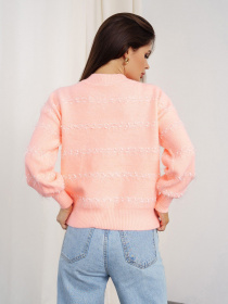 Свитер ISSA Plus модель WN20-320_peach Фото