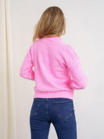 Свитер ISSA Plus модель WN20-320_pink Фото