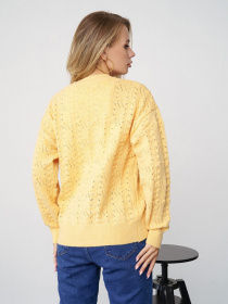 Свитер ISSA Plus модель WN20-321_yellow Фото