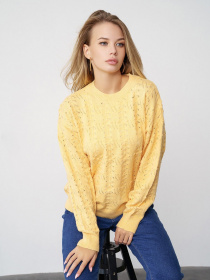 Светр ISSA Plus модель WN20-321_yellow Светр ISSA Plus модель WN20-321_yellow Фото