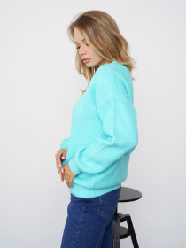 Светр ISSA Plus модель WN20-324_blue Светр ISSA Plus модель WN20-324_blue Фото