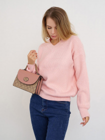 Свитер ISSA Plus модель WN20-324_pink Фото