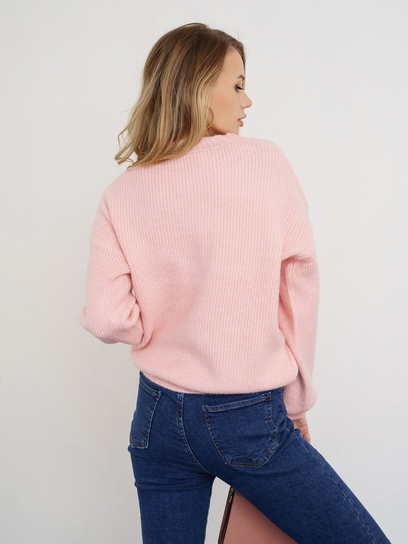 Светр ISSA Plus модель WN20-324_pink Фото