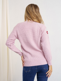 Свитер ISSA Plus модель WN20-327_pink Фото