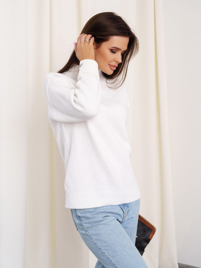 Светр ISSA Plus модель WN20-330_white — фото - INTERTOP
