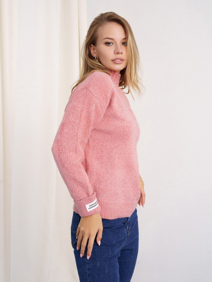 Свитер ISSA Plus модель WN20-330_pink — фото - INTERTOP