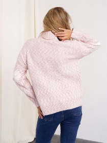 Свитер ISSA Plus модель WN20-333_pink Фото