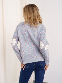 Свитер ISSA Plus модель WN20-333_blue Фото