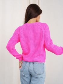 Джемпер ISSA Plus модель WN20-336_raspberry Джемпер ISSA Plus модель WN20-336_raspberry Фото