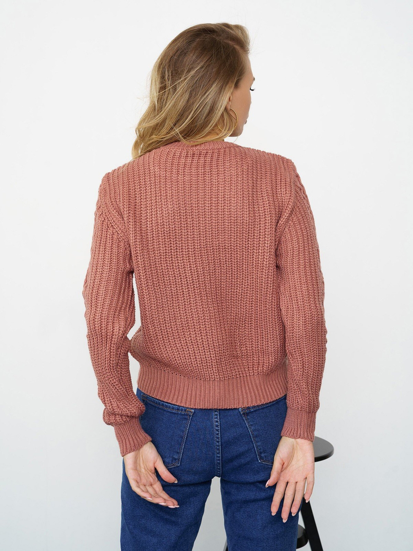 Джемпер ISSA Plus модель WN20-337_darkpink Джемпер ISSA Plus модель WN20-337_darkpink Фото