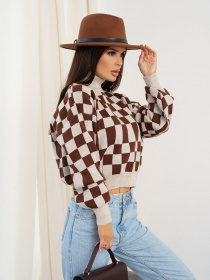 Свитер ISSA Plus модель WN20-338_beige Фото