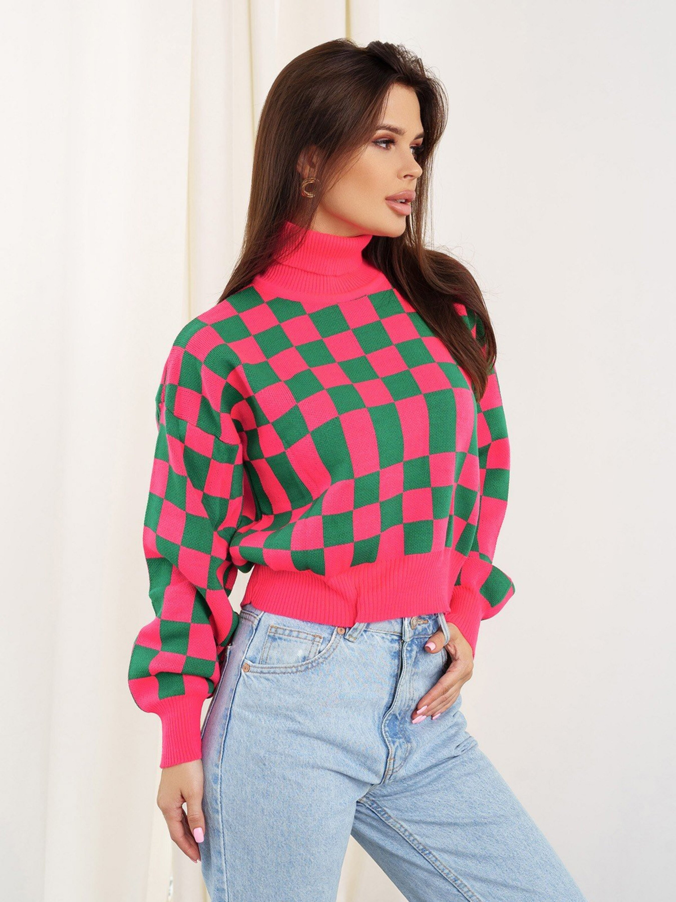 Свитер ISSA Plus модель WN20-338_raspberry Свитер ISSA Plus модель WN20-338_raspberry Фото