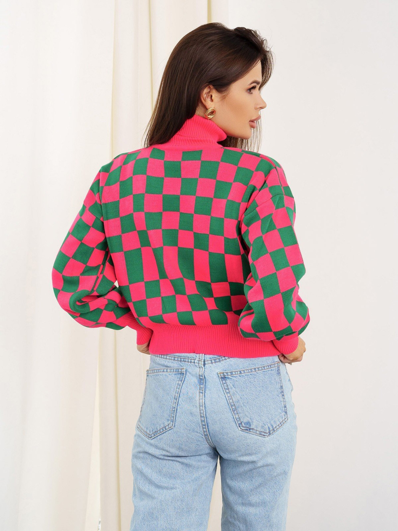 Свитер ISSA Plus модель WN20-338_raspberry Свитер ISSA Plus модель WN20-338_raspberry Фото