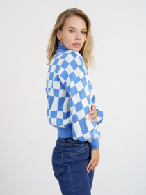 Светр ISSA Plus модель WN20-338_blue Фото