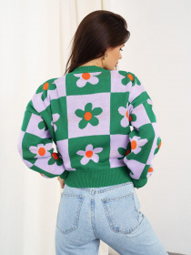 Джемпер ISSA Plus модель WN20-339_green Фото