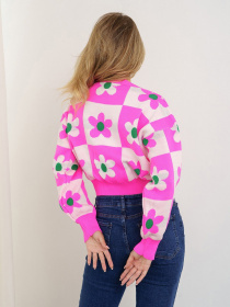 Джемпер ISSA Plus модель WN20-339_pink Фото