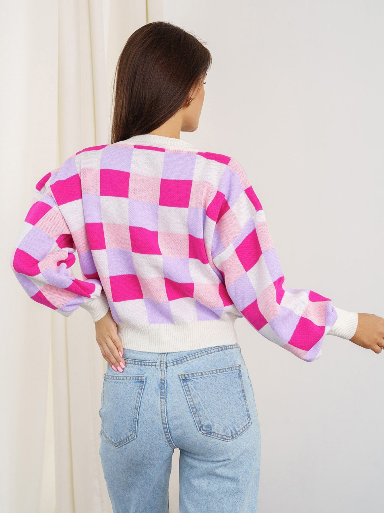 Джемпер ISSA Plus модель WN20-343_multicolor Фото