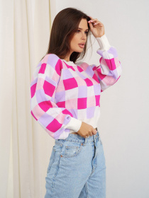 Джемпер ISSA Plus модель WN20-343_multicolor Фото