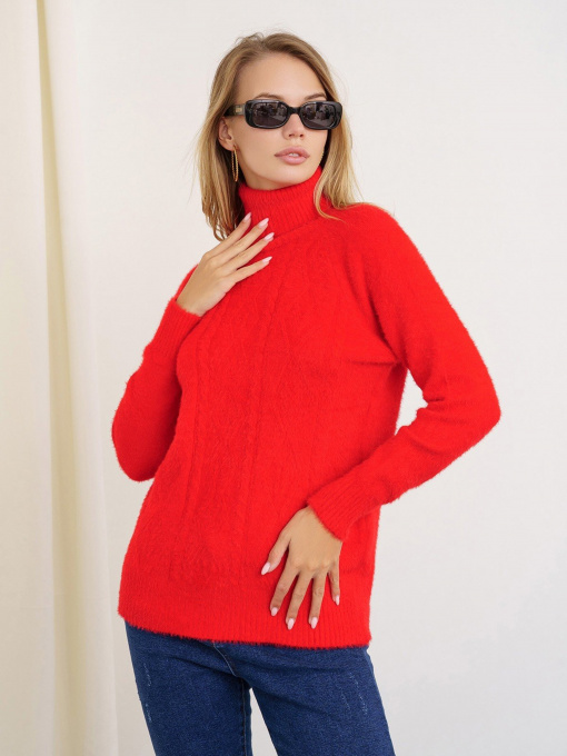 Свитер ISSA Plus модель WN20-344_red Фото