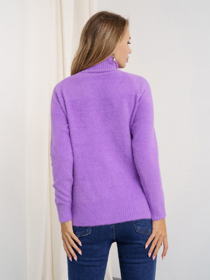 Светр ISSA Plus модель WN20-344_lilac — фото 3 - INTERTOP