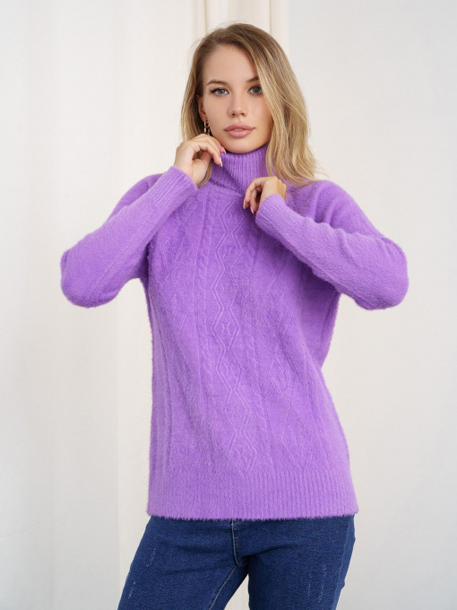 Светр ISSA Plus модель WN20-344_lilac Фото