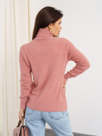 Свитер ISSA Plus модель WN20-344_darkpink Фото