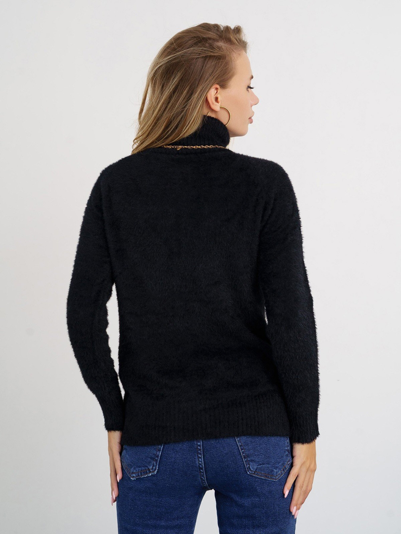 Свитер ISSA Plus модель WN20-344_black Фото