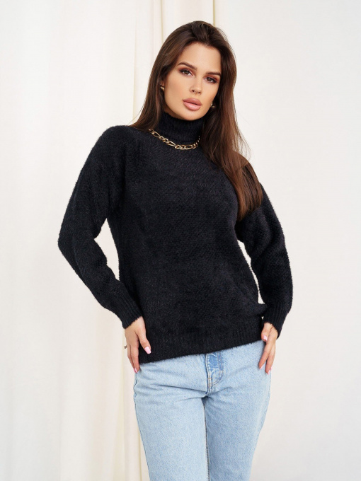 Светр ISSA Plus модель WN20-346_black Фото