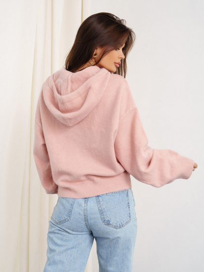 Светр ISSA Plus модель WN20-349_pink — фото 3 - INTERTOP