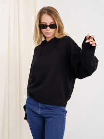 Светр ISSA Plus модель WN20-349_black Фото