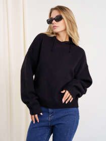 Светр ISSA Plus модель WN20-349_black Фото