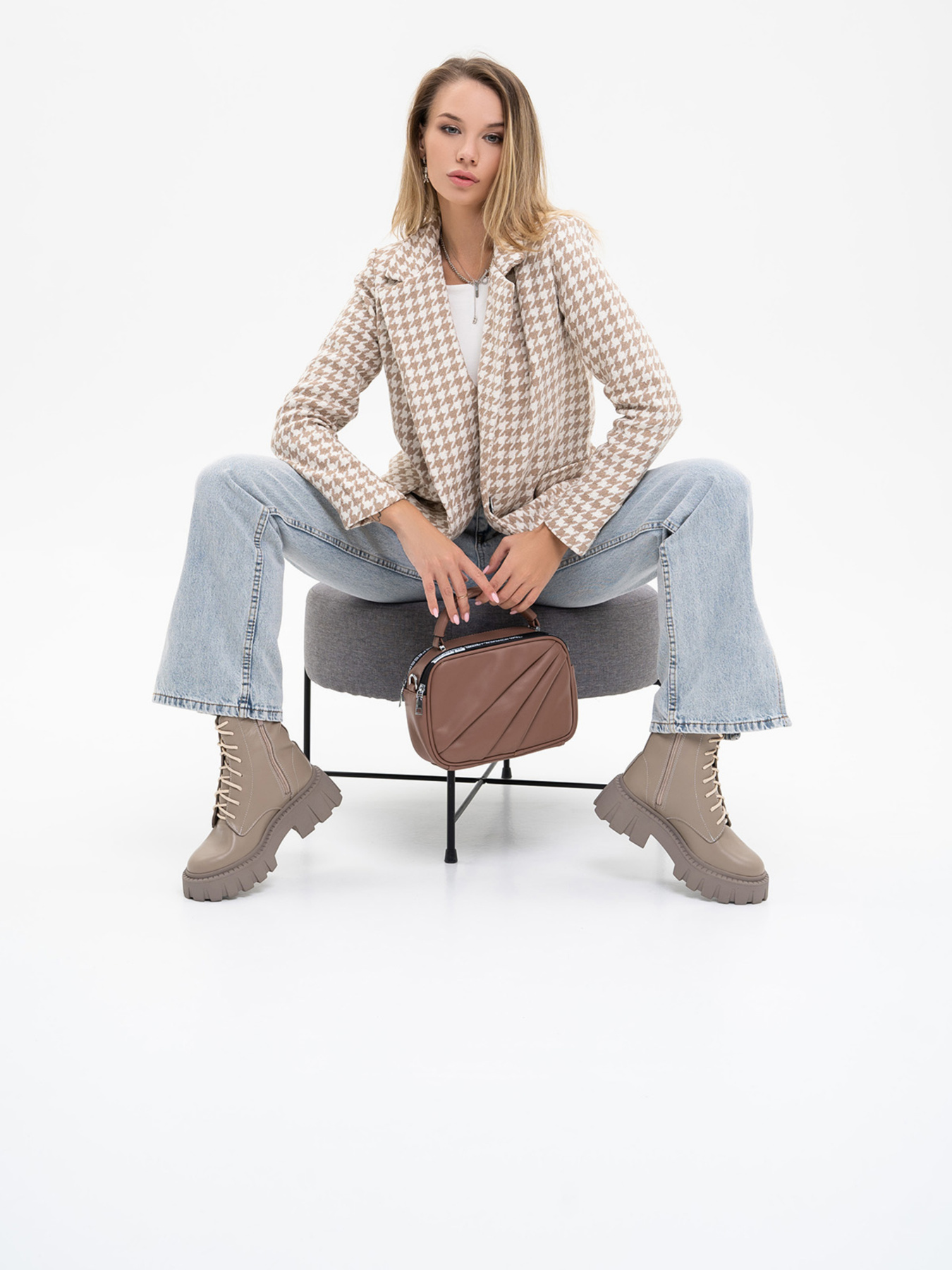 Черевики ISSA Plus модель OB2-102_beige Фото